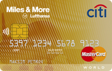 Кредитная карта «Miles & More Premium» от банка Ситибанк