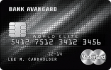 Кредитная карта «World Elite» от банка Авангард