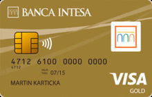 Кредитная карта «Visa Gold» от банка Банк Интеза