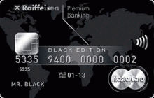 Дебетовая карта «Premium» от банка Райффайзенбанк