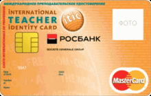 Дебетовая карта «ITIC» от банка Росбанк