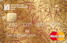 Дебетовая карта «Дебетовая Gold» от банка Московский индустриальный банк