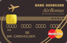 Дебетовая карта «Airbonus Premium» от банка Авангард