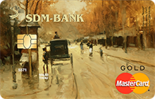 Дебетовая карта «Дебетовая Gold» от банка СДМ-банк