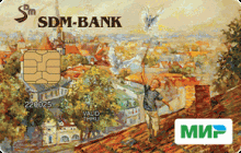 Дебетовая карта «Мир» от банка СДМ-банк