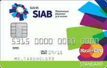 Дебетовая карта «Дебетовая» от банка СИАБ