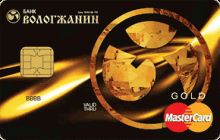 Дебетовая карта «Дебетовая Gold» от банка Вологжанин