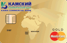 Дебетовая карта «Дебетовая Gold» от банка Камский коммерческий банк