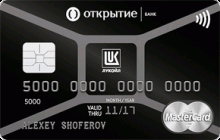 Дебетовая карта «Лукойл, тарифный план Премиум» от банка ФК Открытие