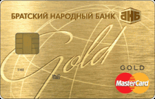 Дебетовая карта «Дебетовая Gold» от банка Братский АНКБ