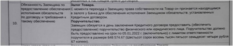 БыстроБанк – отказ от сертификата Автогарант (опцион) и от сертификата ООО Брокер (поручительство)