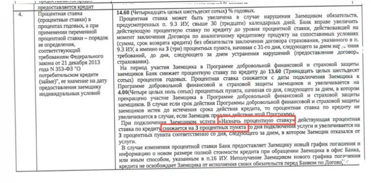 Возврат коллективной страховки и услуги «Назначь процентную ставку» по автокредиту Совкомбанк