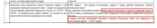 Возврат денег за услугу «Гарантия низкой (оптимальной) ставки» ХКФ Банк